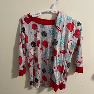 Little Sleepies 2023 Valentine’s Day print two piece